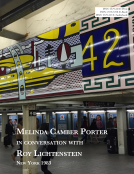 book cover for Melinda Camber Porter in Conversation with Roy Lichtenstein