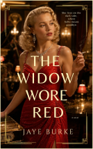 book cover for The Widow Wore Red