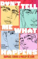 book cover for Don't Tell Me What Happens