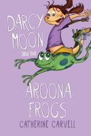 book cover for Darcy Moon and the Aroona Frogs