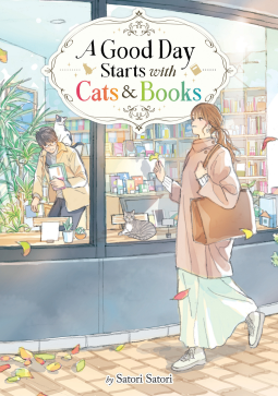 book cover for A Good Day Starts with Cats and Books (Light Novel)