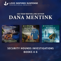 book cover for Love Inspired Suspense Security Hounds Investigations Books 4-6