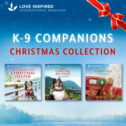 book cover for Love Inspired K-9 Companion Christmas Collection