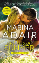 book cover for LAST KISS OF SUMMER