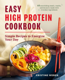 book cover for Easy High Protein Cookbook