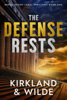book cover for The Defense Rests