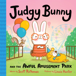 book cover for Judgy Bunny and the Awful Amusement Park