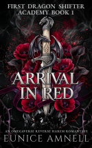 book cover for Arrival in Red (First Dragon Shifter Academy Book 1)