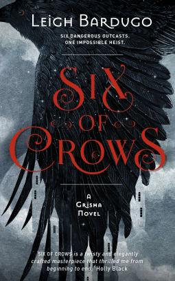 book cover for Six of Crows