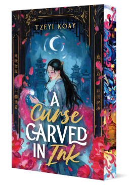 book cover for A Curse Carved in Ink