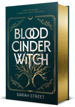 book cover for Blood Cinder Witch