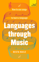 book cover for Languages through Music
