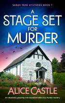 book cover for A Stage Set for Murder (Sarah Vane Mysteries Book 7)