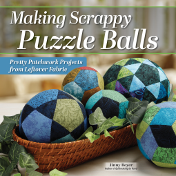 book cover for Making Scrappy Puzzle Balls