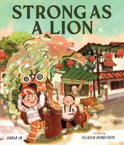 book cover for Strong as a Lion