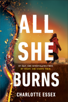 book cover for All She Burns