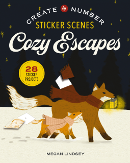 book cover for Cozy Escapes: Create by Number the