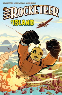 book cover for The Rocketeer: The Island