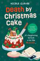 book cover for Death by Christmas Cake
