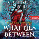 book cover for What Lies Between