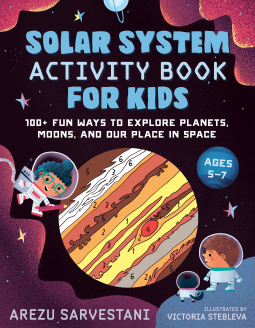book cover for Solar System Activity Book for Kids