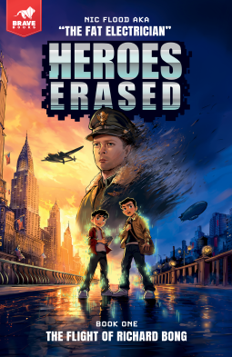 book cover for Heroes Erased - the Flight of Richard Bong