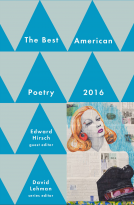 book cover for Best American Poetry 2016