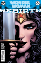 book cover for WONDER WOMAN: REBIRTH #1