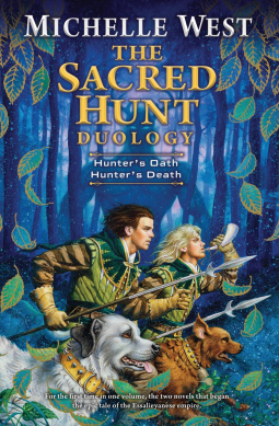 book cover for The Sacred Hunt Duology