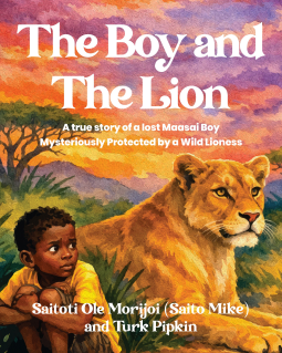 book cover for The Boy and The Lion