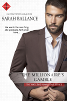 book cover for The Millionaire's Gamble