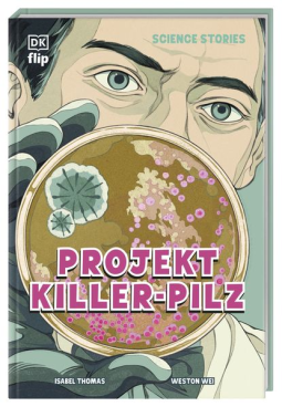 Buchcover für Science Stories. Projekt Killer-Pilz