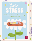 Buchcover für Impulskarten: Less stress – 50 Impulse für mehr Entspannung und Gelassenheit