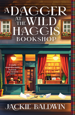 book cover for A Dagger at the Wild Haggis Bookshop