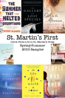 book cover for  St. Martin's First Sampler Spring/Summer 2016