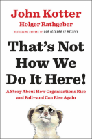 book cover for That's Not How We Do It Here!
