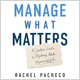 book cover for Manage What Matters