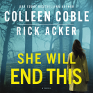 book cover for She Will End This