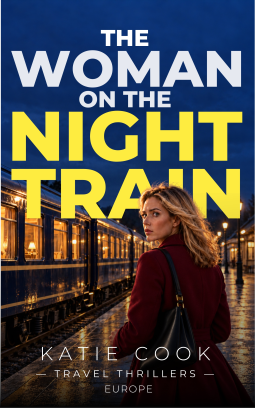 book cover for The Woman on the Night Train