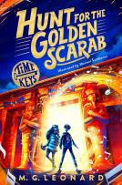 book cover for Hunt for the Golden Scarab