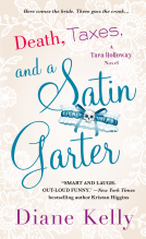 book cover for Death, Taxes, and a Satin Garter