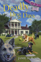 book cover for Deadly Dog Days