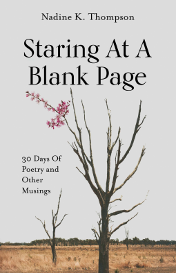 book cover for Staring at a Blank Page