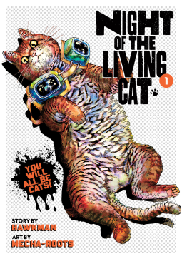 book cover for Night of the Living Cat Vol. 1