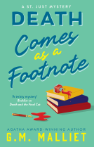 book cover for Death Comes as a Footnote