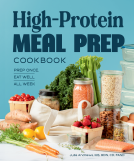 book cover for High-Protein Meal Prep Cookbook
