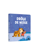 Couverture du livre pour Drôle de neige – Tout-carton