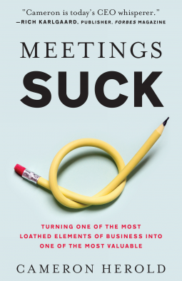 book cover for Meetings Suck