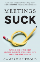 book cover for Meetings Suck