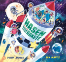 Buchcover für Hasen rasen mit der Rakete